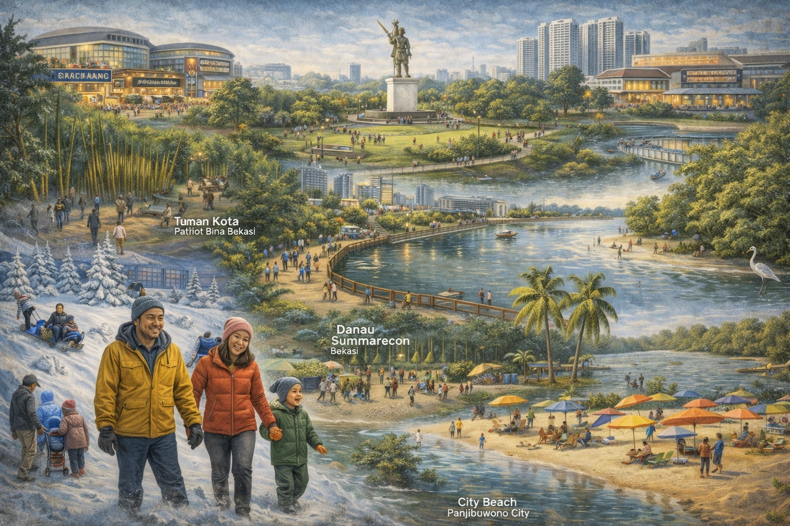 Ide Liburan Nataru 2026, Wisata Murah Meriah di Bekasi yang Tetap Buka